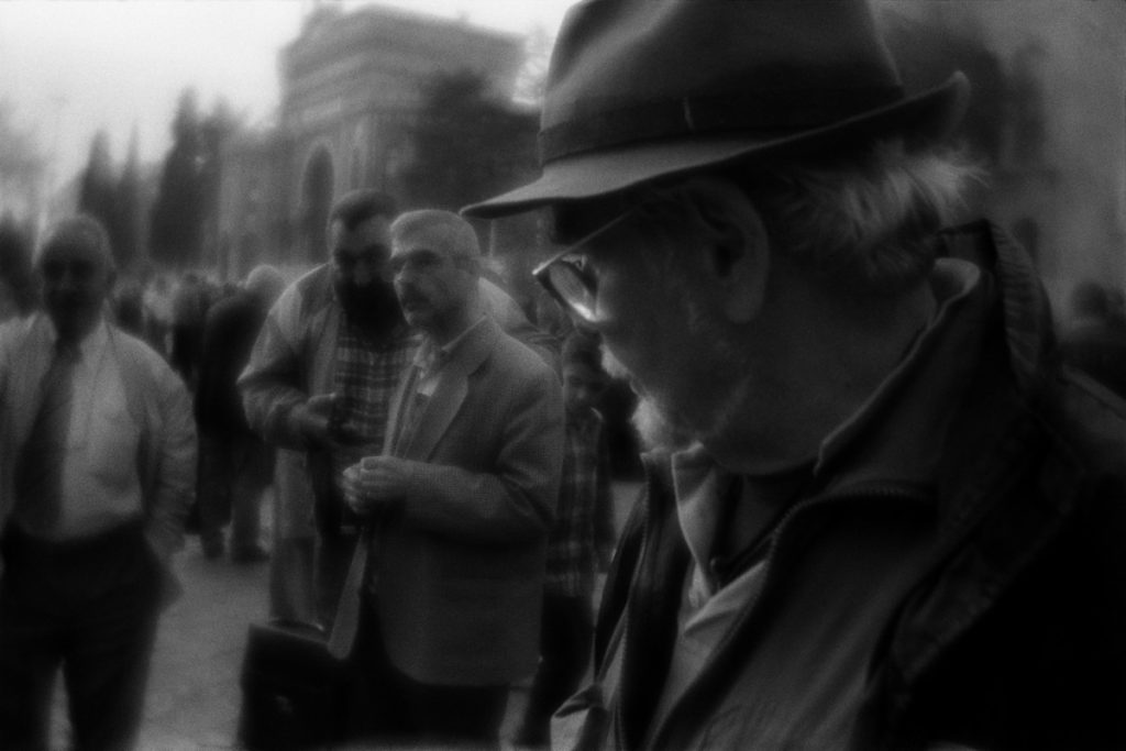 Sunday flea market near Beyezid Mosque, Istanbul, Turkey. Novemb