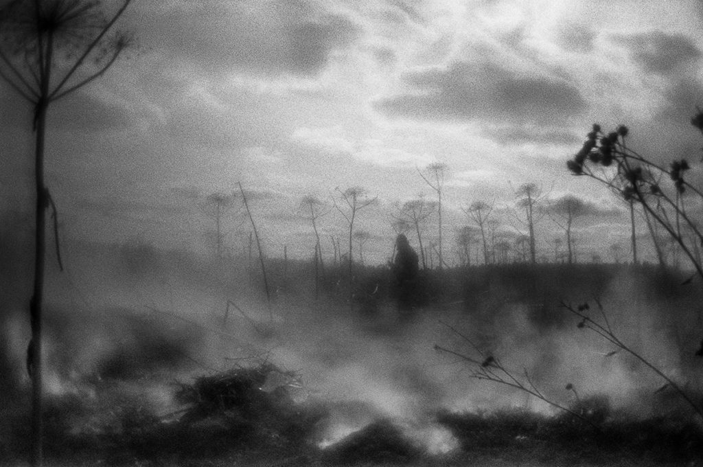 Dry grass fire fighting. Vologda region, 07.05.2017