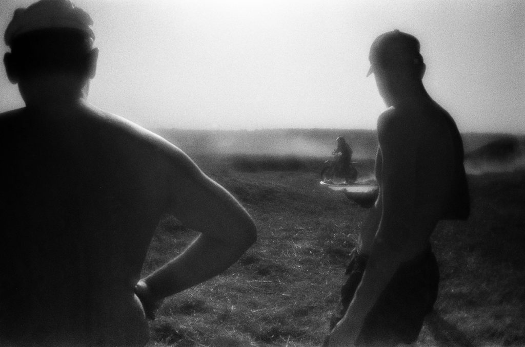 Training for motocross near Mikhailovka, Volgograd region. 