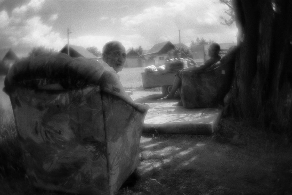 Sale of melons and watermelons. Novotroitsk, Orenburg region.